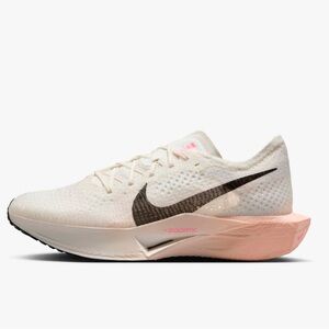 Nike Women's Vaporfly 3 Road Racing Shoes size 12.5 In Sail/Crimson Tint/Guava
